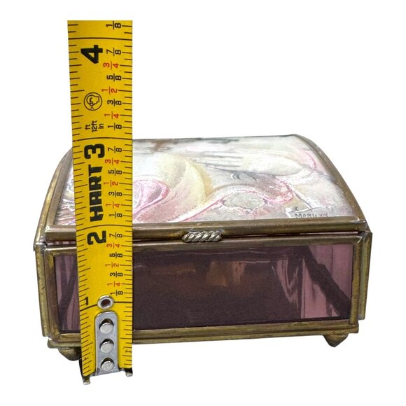 Handcrafted Via Vermont Music Box Through The Eyes Of Love Marilyn Ward Vintage - Picture 6 of 12